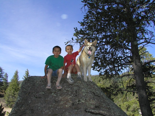 2006 on Boulder Mtn with Nephews